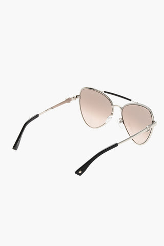 Occhiali da Sole Aviator con Montatura in Metallo