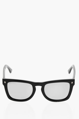Wayfarer Sunglasses with Mirrored Lenses