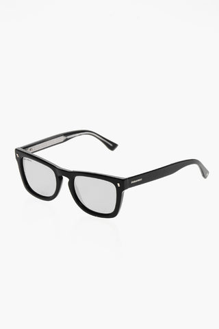 Wayfarer Sunglasses with Mirrored Lenses