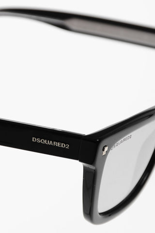 Wayfarer Sunglasses with Mirrored Lenses