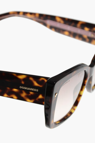 Occhiali da Sole Cat-Eye con Montatura Tartarugata