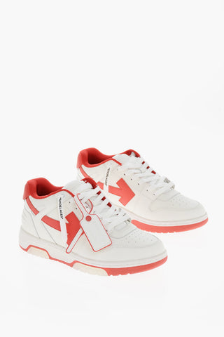 Leather OUT OF OFFICE Mid-top Sneakers