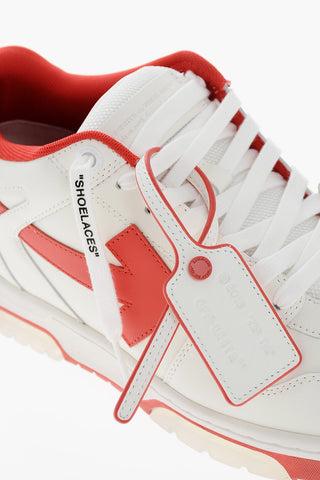 Leather OUT OF OFFICE Mid-top Sneakers