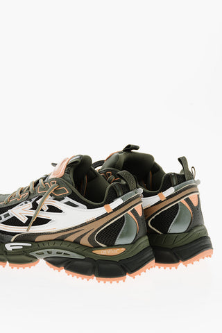 Lace-up BE RIGHT BACK Sneakers with Breathable Inserts