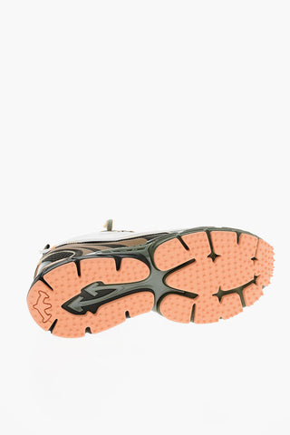 Lace-up BE RIGHT BACK Sneakers with Breathable Inserts