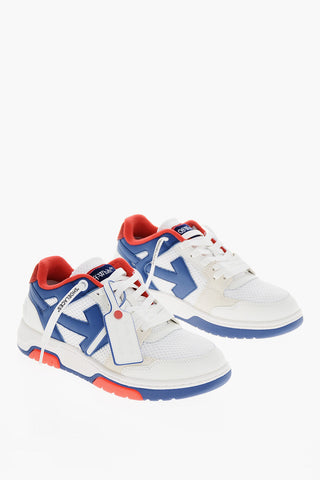 Canvas OUT OF OFFICE Sneakers with Leather Details