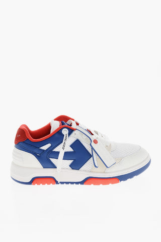 Canvas OUT OF OFFICE Sneakers with Leather Details
