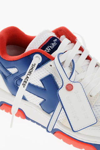 Canvas OUT OF OFFICE Sneakers with Leather Details