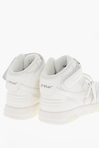 Sneakers in Pelle OUT OF OFFICE con Stringhe e Chiusura in Velcro