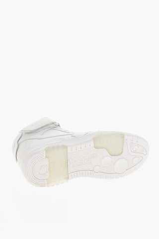Sneakers in Pelle OUT OF OFFICE con Stringhe e Chiusura in Velcro