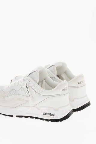 Leather KICK OFF Sneakers with Suede Details