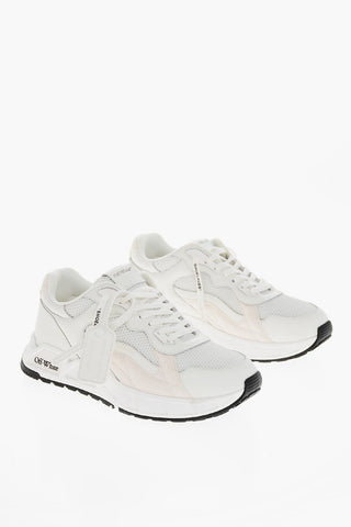 Leather KICK OFF Sneakers with Suede Details