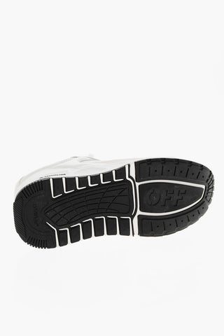 Leather KICK OFF Sneakers with Suede Details