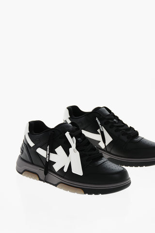 Leather OUT OF OFFICE Mid-top Sneakers