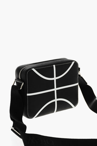 Textured Leather BASKET Crossbody Bag