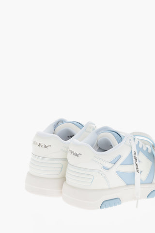 Two Tone Leather OUT OF OFFICE Mid-top Sneakers