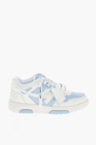 Two Tone Leather OUT OF OFFICE Mid-top Sneakers