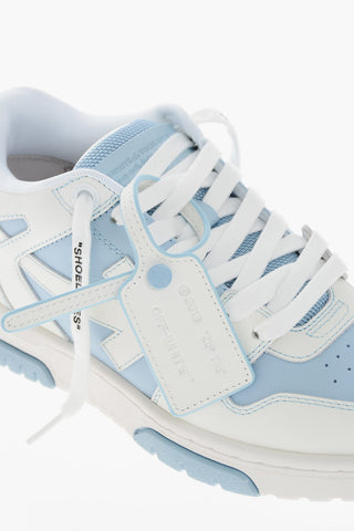Two Tone Leather OUT OF OFFICE Mid-top Sneakers