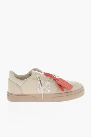 Textured Leather NEW VULCANIZED Low-top Sneakers