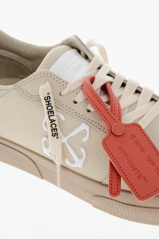 Textured Leather NEW VULCANIZED Low-top Sneakers