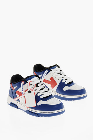 Two Tone Leather OUT OF OFFICE Mid-top Sneakers