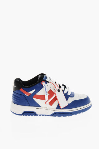 Two Tone Leather OUT OF OFFICE Mid-top Sneakers