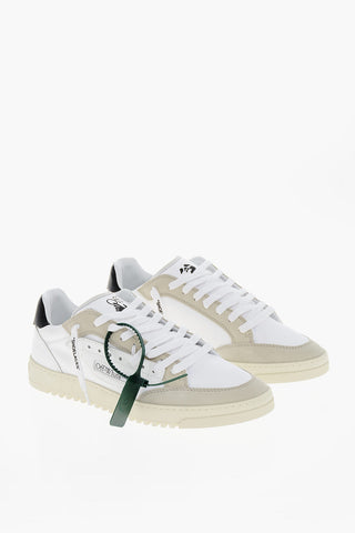 Sneakers in Canvas 5.0 con Inserti in Suede