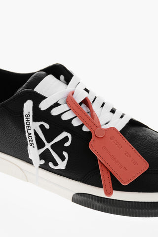 Textured Leather NEW VULCANIZED Low-top Sneakers