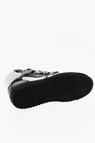 Two-Tone Leather 3.0 OFF COURT High-Top Sneakers