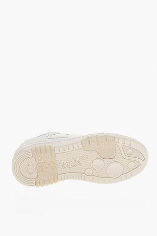 Suede OUT OF OFFICE Sneakers with Canvas Inserts