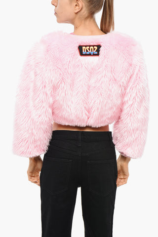 Ecofur Cropped-Fit Jacket FUNNY