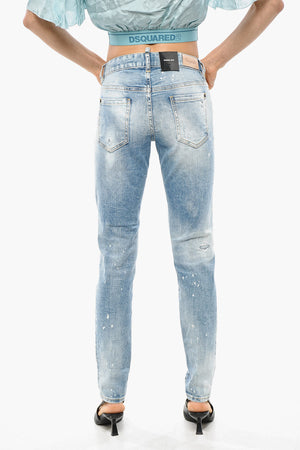 Slim Fit Jeans JENNIFER Acid Wash Effect 14cm
