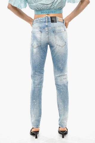 Slim Fit Jeans JENNIFER Acid Wash Effect 14cm