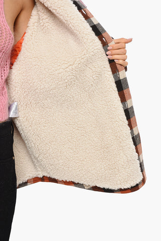 Utility Jacket AMERICANA FIELD in Check with Fleece Lining