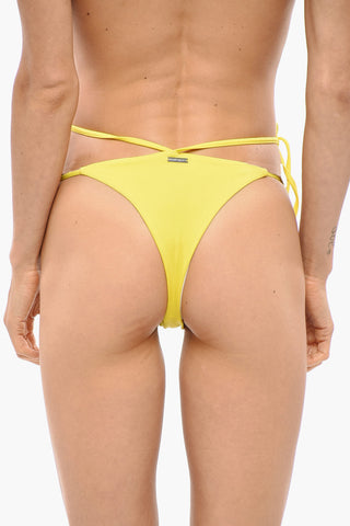 Costume Da Bagno Slip con Design Lace-up