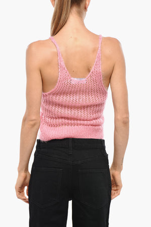 Alpaka Häkel-Crop-Top