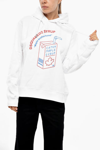 Brushed Cotton Hoodie MAPLE SYRUP