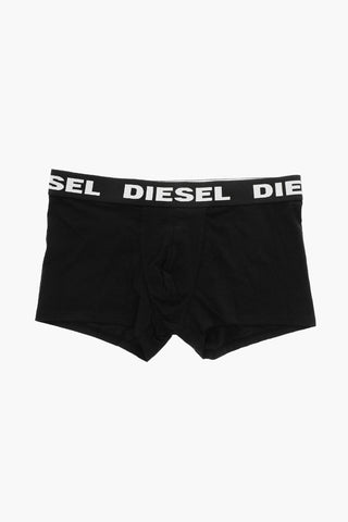 5 Pack Stretch Cotton Boxers with Logoed Band