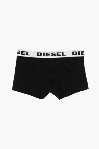 3 Pack Stretch Cotton Boxers with Logoed Band