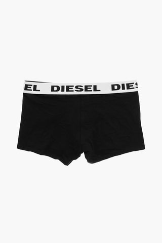 3 Pack Stretch Cotton Boxers with Logoed Band