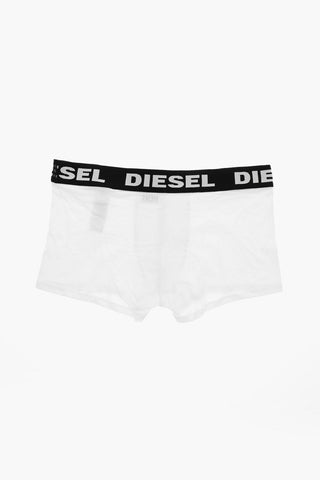3 Pack Stretch Cotton Boxers with Logoed Band