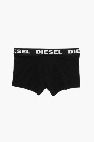 3 Pack Stretch Cotton Boxers with Logoed Band