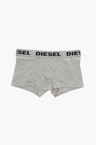 3 Pack Stretch Cotton Boxers with Logoed Band