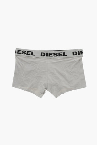 3 Pack Stretch Cotton Boxers with Logoed Band
