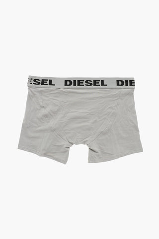 Set 3 Boxer in Cotone Stretch con Elastico Logato