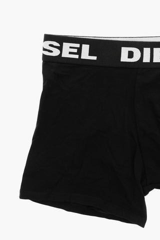Set 3 Boxer in Cotone Stretch con Elastico Logato