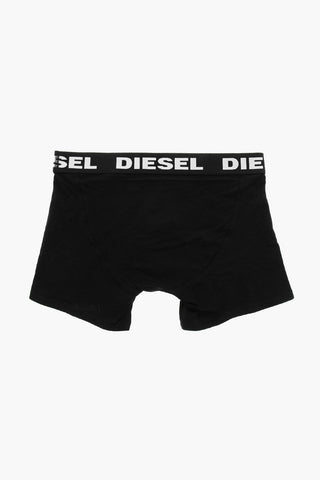 Set 3 Boxer in Cotone Stretch con Elastico Logato