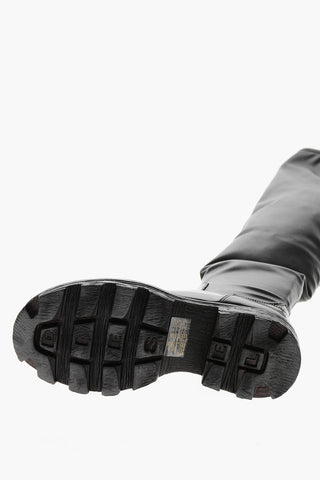 가죽 부츠 D-HAMMER 5cm 청키 솔