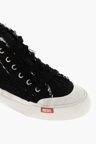 ekers Hohe SnS-ATHOS aus Denim im Vintage-Look