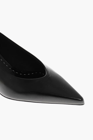 Decolette' in Pelle con Punta Point e Tacco 7,5cm